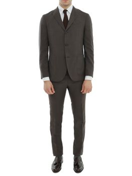 Abito Boglioli Plain Wool Marrone