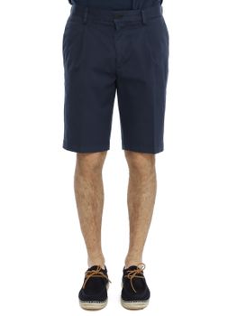 Bermuda Devore Incipit Pima Cotton Blu