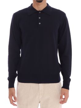 Polo Shirt Altea Merino Blue