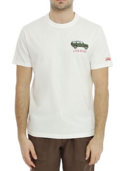 T-Shirt MC2 Saint Barth Stampata Bianco