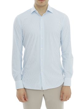 Camicia Xacus Taylor Active Bianco-Azzurro