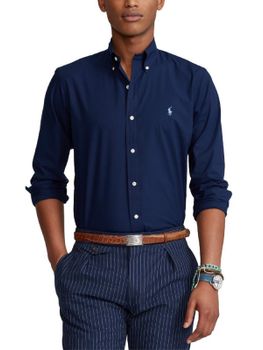 Camicia Polo Ralph Lauren Stretch Blu