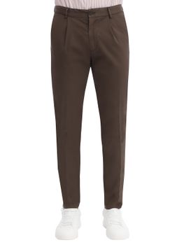 Trousers Devore Incipit Cotton Brown