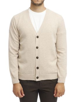 Cardigan MC2 Saint Barth Herrison Beige