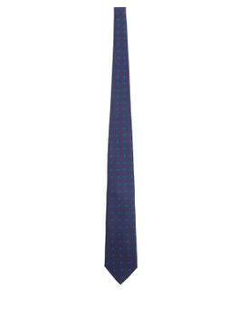 Cravatta Holliday & Brown Twill Blu