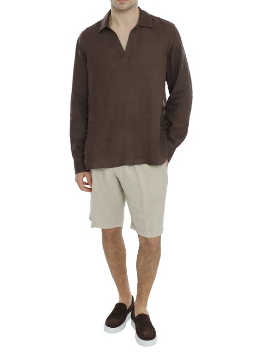 polo-shirt-mc2-saint-barth-ventotene-brown