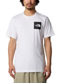 t-shirt the north face fine tee white