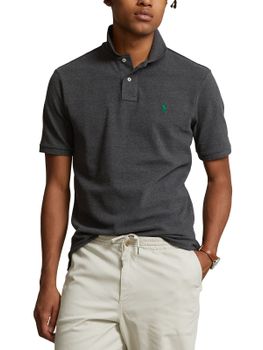 Polo Shirt Polo Ralph Lauren Mesh Grey