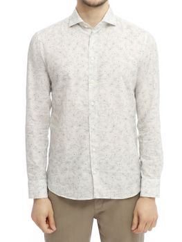 Shirt Bastoncino Flowers Light Blue