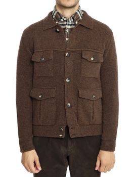 Overshirt Rakkì Merinos Marrone