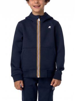 Felpa K-Way Berenger Spacer Blu