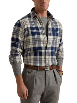 Shirt Polo Ralph Lauren Plaid Beige
