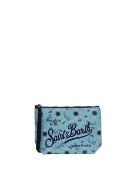 Pochette MC2 Saint Barth Aline Azzurro