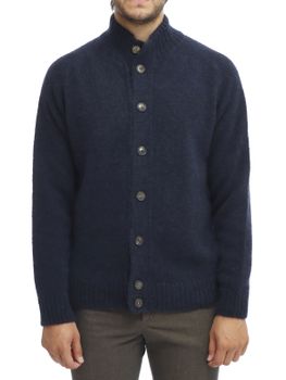Cardigan Filippo De Laurentiis Baby Alpaca Blu