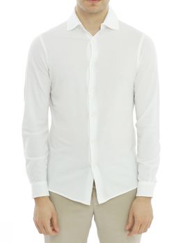 Camicia Filippo De Laurentiis Piquet Bianco