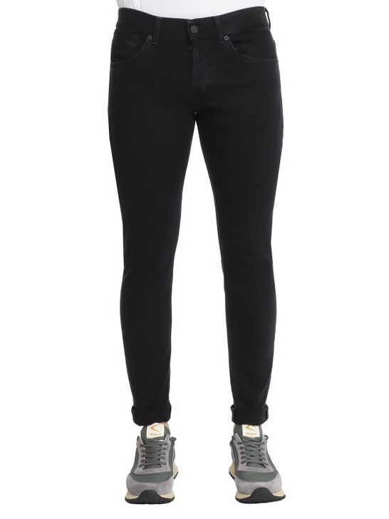 Eans Dondup Neri Uomo Vendita Jeans Dondup George Nero VeltroniUomo Il Negozio Di  Abbigliamento Da Uomo Firmato Online
