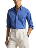 camicia polo ralph lauren twill azzurro