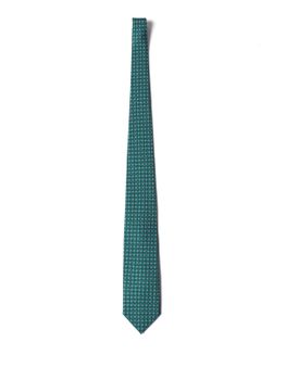 Tie Holliday & Brown Twill Green
