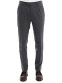 pantaloni berwich bull cotton grigio