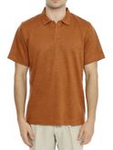 polo shirt mc2 saint barth linen brown