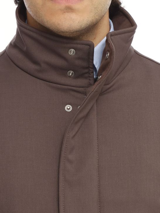 jacket-herno-woolen-melange-brown