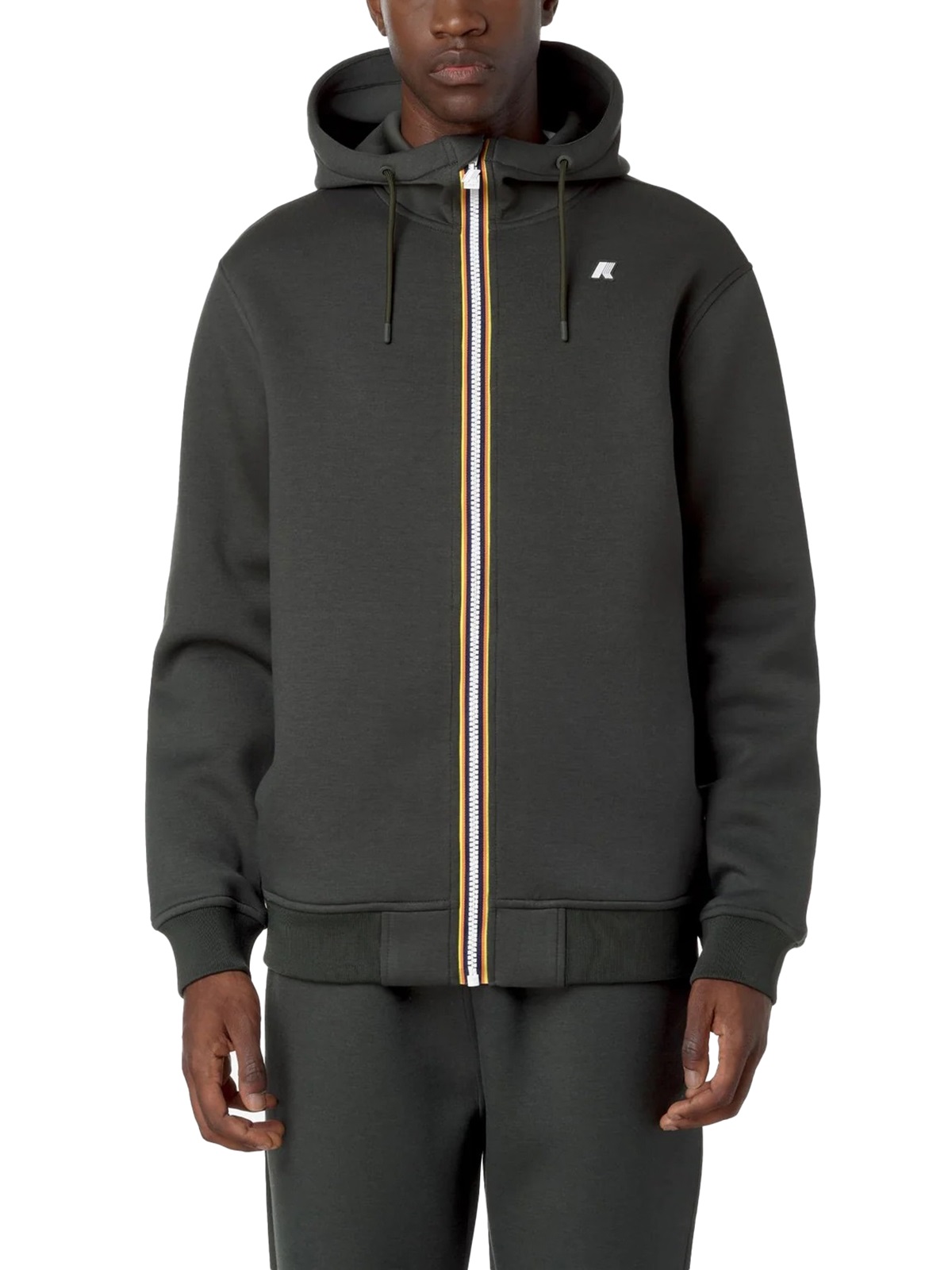 K Way Felpa K-Way Rainer Spacer Marrone Fino Al -60% Abbigliamento